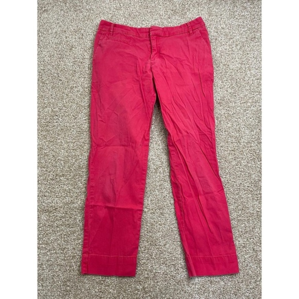Patagonia Pants Women Size 8 Cropped Peach Color Chino Classic